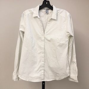 perfect polka dot button down 💼
